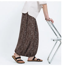 Load image into Gallery viewer, "Kurobara" flower harem pants