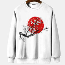 Load image into Gallery viewer, Flying kōnotori Japanese themed graphics sweatshirt