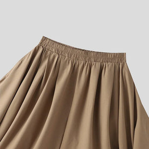 "karui" baggy elastic ankle harem pants