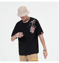 Load image into Gallery viewer, Fish splash embroidery T-shirt