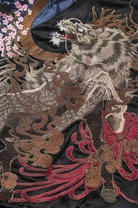 Premium sakura beast embroidery sukajan jacket