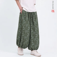 Load image into Gallery viewer, "Kurobara" flower harem pants