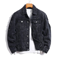 Load image into Gallery viewer, Vintage ragged &quot;atama&quot; denim jacket