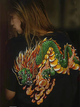 Load image into Gallery viewer, Hyper premium embroidery dragon T-shirt