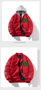 Mr. strong body varsity baseball jacket