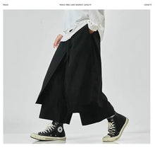 Load image into Gallery viewer, Solid baggy layered harem pants