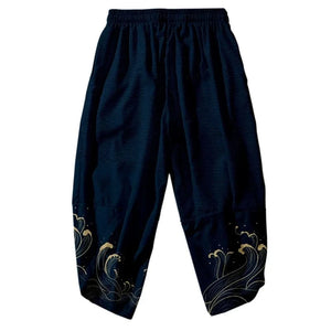 Midnight wave harem pants