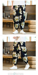 Daisy design harem pants