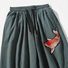 Load image into Gallery viewer, Koi fish harem pants