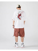 Load image into Gallery viewer, Fish splash embroidery T-shirt