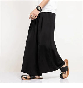 Wide bushido komorebi pants