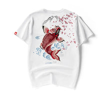 Load image into Gallery viewer, Fish splash embroidery T-shirt