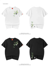 Load image into Gallery viewer, Embroidery playful panda T-shirt