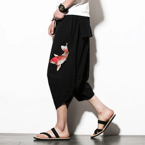 Koi fish harem pants