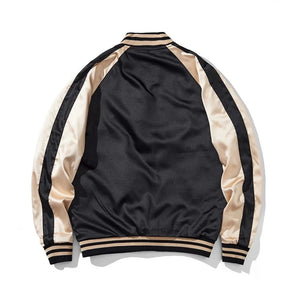 Premium triple dragon embroidery sukajan jacket