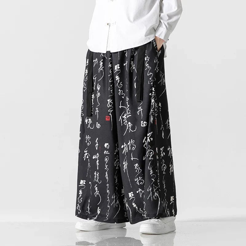Wide bushido Kintsugi pants – High Street Beast