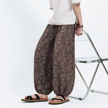 Load image into Gallery viewer, "Kurobara" flower harem pants