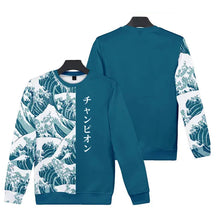 Load image into Gallery viewer, Kanagawa wave design jacket