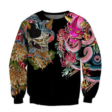 Load image into Gallery viewer, "Kumadori" design sweatshirt