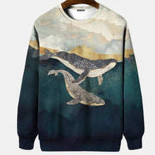 Load image into Gallery viewer, Flying kōnotori Japanese themed graphics sweatshirt