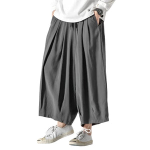 "yakedo" baggy ankle length harem pants