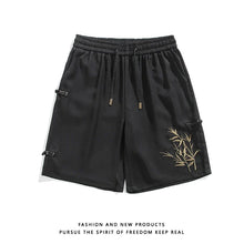 Load image into Gallery viewer, Embroidery bamboo shorts