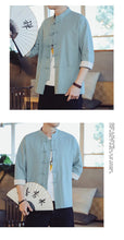 Load image into Gallery viewer, Hongmin solid Tang shirt