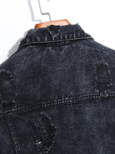 Load image into Gallery viewer, Vintage ragged &quot;atama&quot; denim jacket