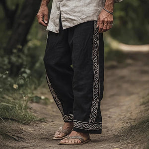 "Kokuen" casual traditional pants