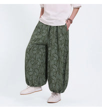 Load image into Gallery viewer, "Kurobara" flower harem pants