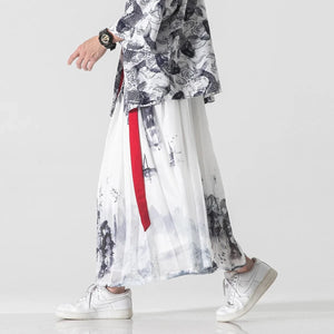 "tiānzǐ" wide harem pants