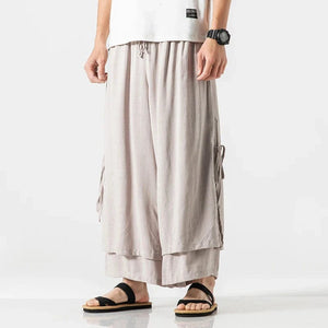 Wide bushido Kogarashi pants