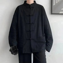 Load image into Gallery viewer, "Qīnglán" baggy Tang shirt