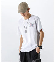 Load image into Gallery viewer, Embroidery butterflies T-shirt