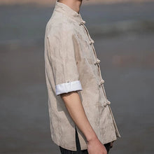 Load image into Gallery viewer, &quot;língzi&quot; Tang Dynasty short sleeve shirt