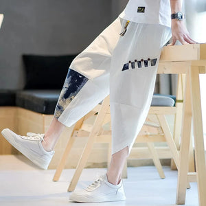 "Souta" ankle length harem pants