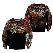 Load image into Gallery viewer, "Kumadori" design sweatshirt