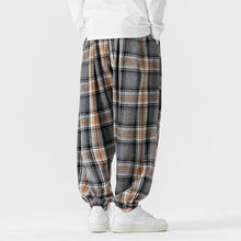 Load image into Gallery viewer, &quot;Benjiro&quot; plaid harem pants