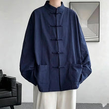 Load image into Gallery viewer, "Qīnglán" baggy Tang shirt