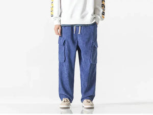 "Hotaru" corduroy cargo pants