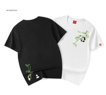 Load image into Gallery viewer, Embroidery playful panda T-shirt