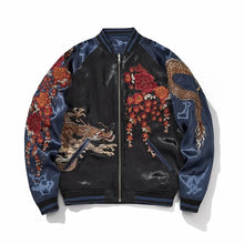 Load image into Gallery viewer, Hyper premium fierce dragons embroidery sukajan souvenir jacket