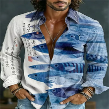 Load image into Gallery viewer, "Genka" psychedelic long sleeved shirt