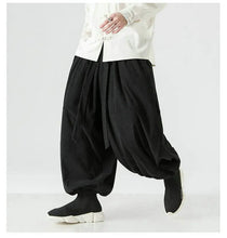 Load image into Gallery viewer, Wide bushido wabi sabi pants