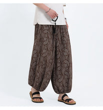 Load image into Gallery viewer, "Kurobara" flower harem pants