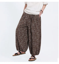 Load image into Gallery viewer, "Kurobara" flower harem pants