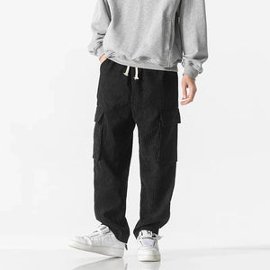 "Hotaru" corduroy cargo pants