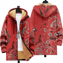 Load image into Gallery viewer, Mosaic long trench jacket