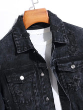 Load image into Gallery viewer, Vintage ragged &quot;atama&quot; denim jacket