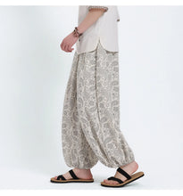 Load image into Gallery viewer, "Kurobara" flower harem pants